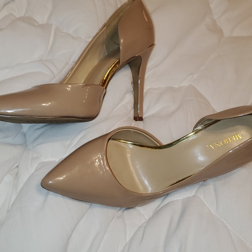 Nude high heels